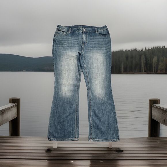 Maurices Bootcut Jeans Plus 20W (40x31) Blue Stretch Womens Denim - Picture 1 of 8